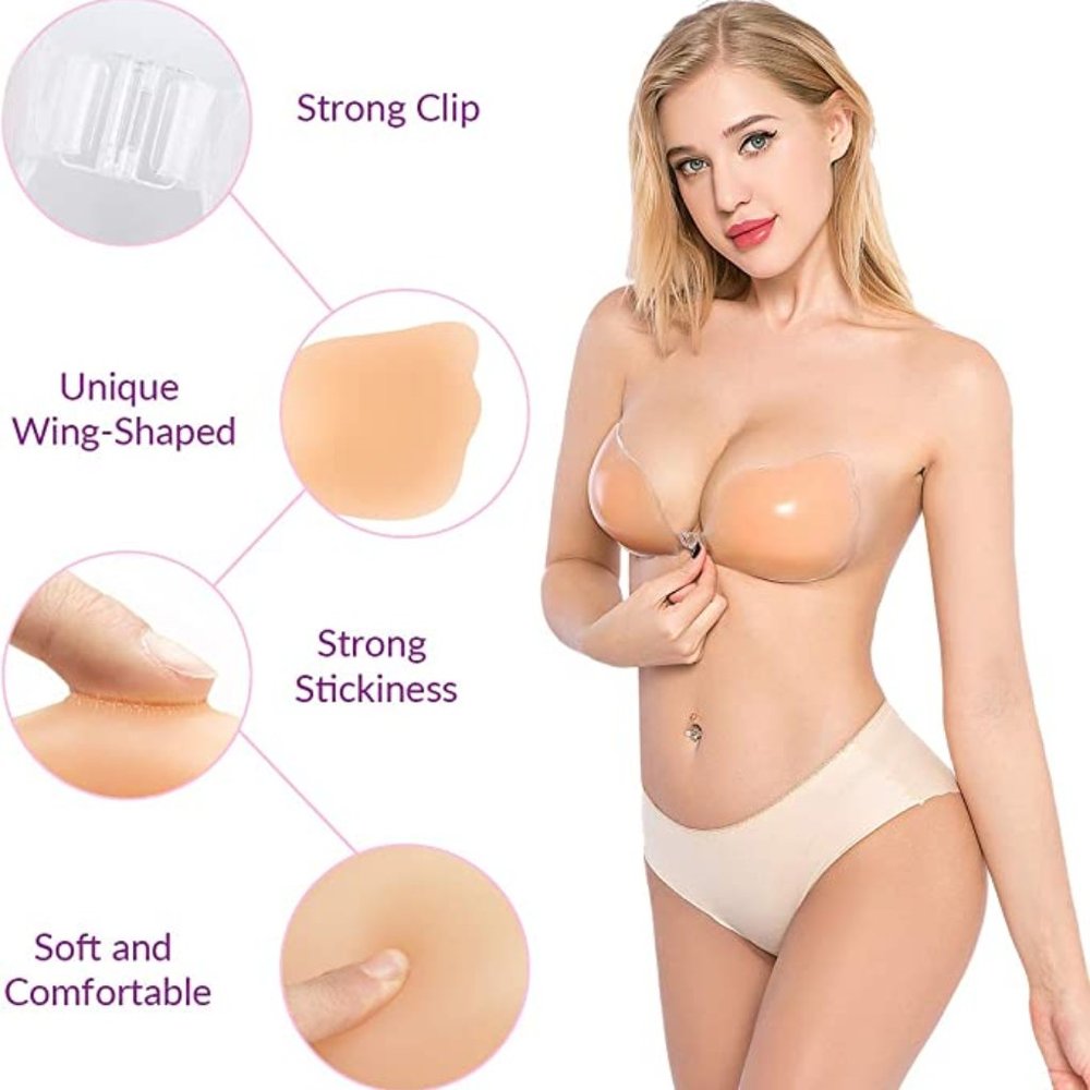 Adhesive Bra Strapless Sticky Invisible Pus